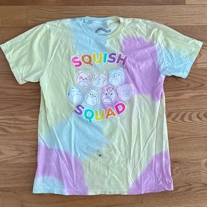 Squishmallows Adult Tie-Dye Graphic Tee (XL)